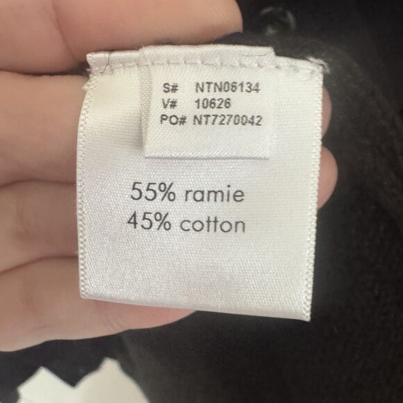 VTG Norm Thompson Knit Cardigan Sweater Christmas Poinsettia Cardinal Med Petite - Picture 7 of 12